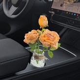 仿玫瑰桔色【帶花瓶送珍珠】:如圖 × 1個