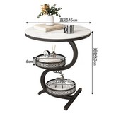 黑色架+雪山白岩板【直徑45】 × 1個