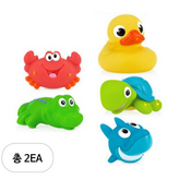 악어 + 꽃게 + 오리 + 상어 + 거북이 × 2개