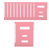 PP 정부문서파일 분홍색(40개입)