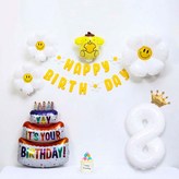 07-08)폼폼푸린 데이지가랜드 생일풍선세트08 × 1세트