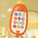 牙膠音樂手機橙不含電池 × 1個