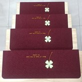 耐磨亞麻酒紅色-夜光刺繡款,長55cm寬20cm+4cm折邊 × 1個