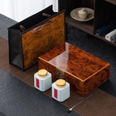 酸枝木紋雙罐禮盒-方罐-青 × 1個