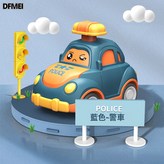 686P-16按壓慣性小警車【藍色】:如圖 × 1個