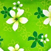 客家花布-油桐花-綠色 × 1個