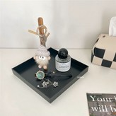 黑色方形收納盤掛架 × 1個