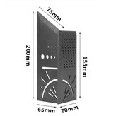 木工畫線尺【灰色塑料】 × 1個