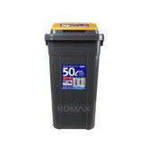 코멕스 분리수거함 50L 노란색 × 1개