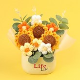 欣欣向榮 3朵向日葵花筒 life盆 × 1個