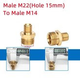 1. M22(15mm) to M14 × 1개