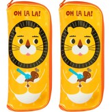 노랑_라이언수저케이스 1+1 × 2개