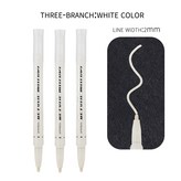 白色3支裸筆 × 3個裝