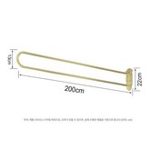 골드 U자형 2m 링 포함 × 1개