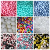 混色顏色 100個裝 加厚直徑5.5釐米食品級PE × 1套