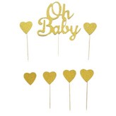 Oh Baby愛心蛋糕插 × 1個