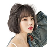 챠콜블랙 - 통가발+거치대+가발망 × 1개