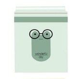 卡通垃圾袋 綠色小青蛙 1包15入 × 1個