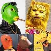 그린 물고기 머리 커버 × 1개