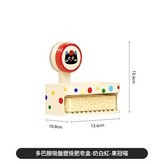 多巴胺吸盤肥皂盒 - 奶白紅 - 果冠喵 × 1套