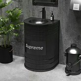 黑色 送水龍頭 logo 免費定製 × 1個