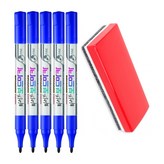 블루 5개+지우개 1개