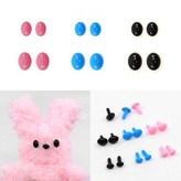 눈알타원1쌍-블랙6.5mm × 1개