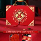 金蔥手提禮金箱—小號可裝6 - 12W套餐一 × 1個