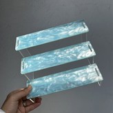 水藍色波紋 三層 × 1個
