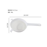 加厚手持塑料麪粉篩15cm:如圖所示 × 1個