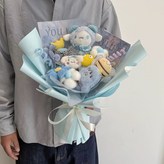 藍色大耳狗+禮物袋 × 1件