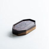 黑檀木船型八角壺承 × 1個