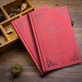 歐式復古本紅（120張/紅邊框） × 1個