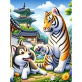 호랑이와 강아지