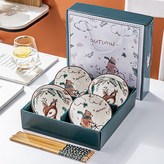 熊鹿4碗筷-禮盒 × 1個