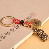 仿铜招财貔貅--仿铜五帝钱款:無規格 × 1個