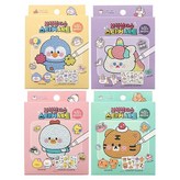 퍼플 + 민트 + 옐로우 + 핑크