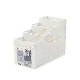 4825 4格分層直式收納架 白色 × 1個