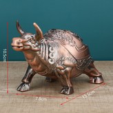 紅銅色擡頭牛（小號） × 1個