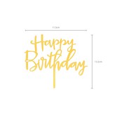 【金色】生日快樂 × 1個