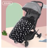 搖粒絨-黑色星星 腳套 × 1個