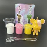 黃+白+粉 (盒裝),兔子-8cm × 1個