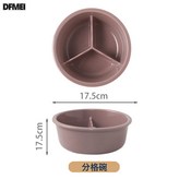 香芋紫波浪圓形飯盒(無蓋):如圖 × 1個