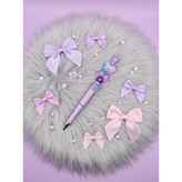 오로라 하트위에토끼(연보라) × 1개
