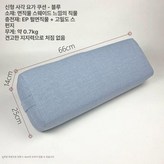뉴블루오벌베개코튼린넨 × 1개
