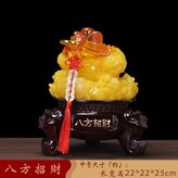 八方招財中號25蜜蠟色送五帝錢:如圖所示 × 1件