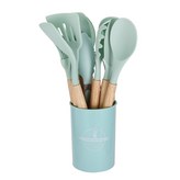 淺綠色硅膠廚具12件套:如圖所示 × 1個