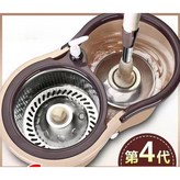 助力杆[0.35mm加厚]卡其色,急速杆+不鏽鋼籃+不鏽鋼盤+2拖布 × 1個