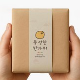 감 한가위 추석 전통 선물포장 띠지 × 100장