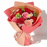 핑크 + 로즈 레드 × 1개